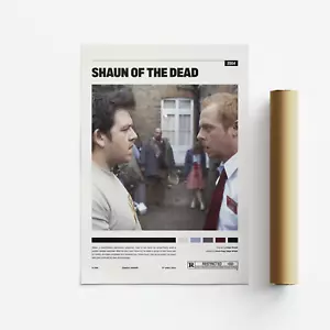 Shaun of the Dead, Minimalist Movie / Film Art Poster - Picture 1 of 5