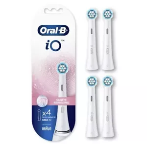 4 Pack Genuine Oral-B iO Ultimate Clean Replacement Brush Heads White Brand New - Picture 1 of 1