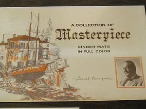 Mid Century Lionel Barrymore nautical placemats set of 8 - Picture 1 of 6