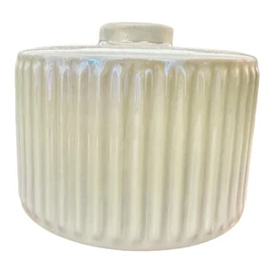 Capri blau weiß Opal vergoldet Muse Schilf Diffusor nur Gefäß - Bild 1 von 3