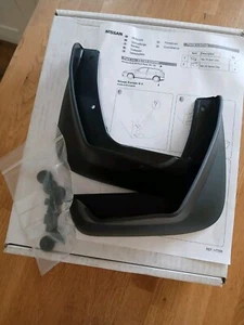 Nissan Almera N16,rear mudflap set,Hatchback Models, new genuine Years 08-02 0n. - Picture 1 of 2