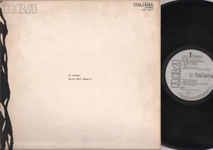 LP MI CHIAMO DAVID SHEL SHAPIRO 1970 RCA PROMO WHITE LABEL BRUNO LAUZI G/FOLD - Picture 1 of 1