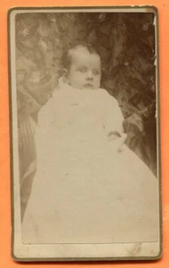 CDV Minneapolis, MN, Portrait of a Baby, by Palmer, circa 1880s Backstamp - Picture 1 of 3