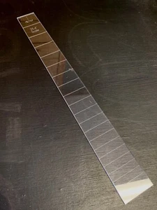 25,4" Maßstab Acryl Akustik Griffbrett Vorlage - Bild 1 von 1
