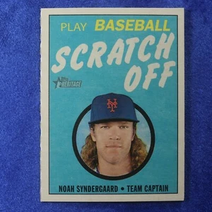 2019 Topps Heritage #15: Noah Syndergaard [Scratch Off] (INS-188) - Photo 1/1