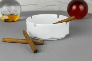 True Vintage Ashtray Rosenthal Setting Form Monbijou Decor White 70er Years - Picture 1 of 8