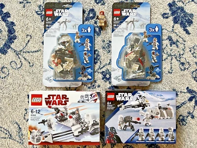 [New] LEGO STAR WARS 8084 75320 2x40557 Combo Hoth Battle Packs 14 MINIFIGS @RB! - Image 1 of 4