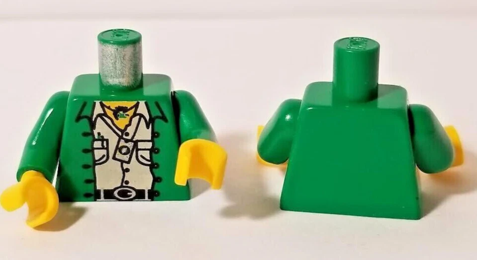 LEGO Minifigure Jungle Explorer Green Safari Compass Necklace Safari Shirt - Image 1 of 1