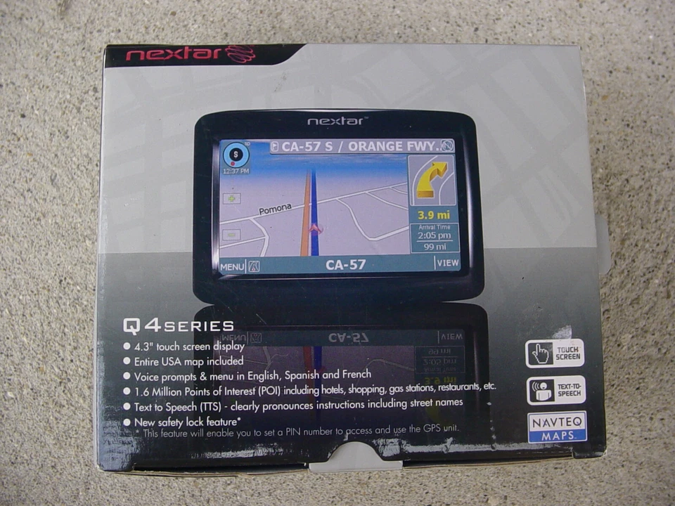 Nextar GPS Q4 Series 4.3" TOUCH SCREEN - Image 1 of 4
