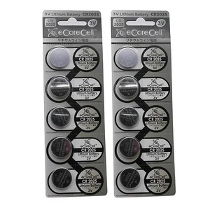 10pcs CR2025 DL2025 5003LC Lithium Blister Pack 3V 3 3.0 Volt Coin Cell Battery - Picture 1 of 1