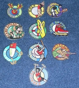Posten 10 Vintage Verdienst Aufnäher / Abzeichen für Sport, Schusswaffen & Tarnbekleidung - Bild 1 von 1