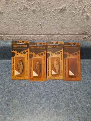 4 Spro Aruku Shad Jr Modelo SAS60 Vintage OG Olho Redondo 3/8oz 60mm Roland Martin  - Imagem 1 de 4