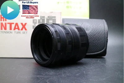 🎦VIDEO [TOP MINT] Pentax 6x7 67 Macro Auto Extension Tube Ring Set 1 2 3 FM JP - Image 1 of 4