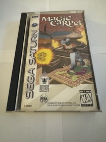 Magic Carpet (Sega Saturn, 1996) Complete In Box CIB & Tested - Great Condition!