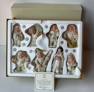 NIB Lenox Disney Snow White and the Seven Dwarfs Ornament Collection Complete - Image 1 of 4