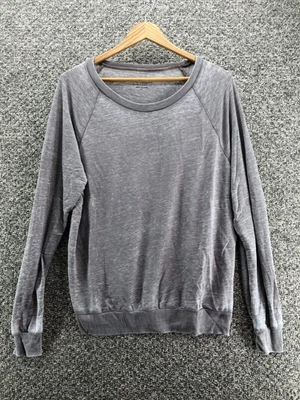 Sudadera Pullover Miken Flow Gris Mujer L Terry Francés Cuello Redondo Manga Larga Foto 1 de 4