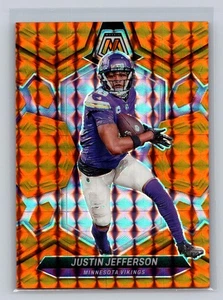 2024 Mosaic Football #143 Justin Jefferson Orange Mosaik 005/199 - Wikinger - Bild 1 von 2