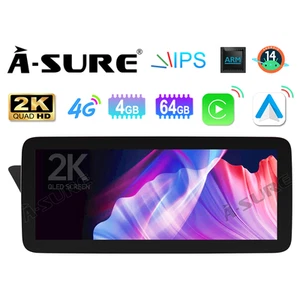 Radio estéreo 12,3" 1920P 4+64 GB Android 14 GPS CarPlay para Audi A4 S4 B8 2009-16 - Imagen 1 de 17