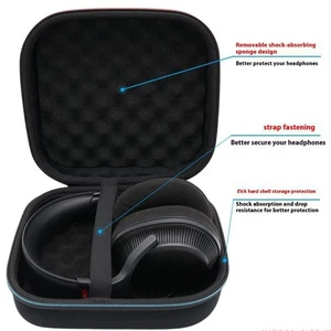 Compact Travel Friendly Headphones Carrying Pouch Shockproof for MDR-MV1 - Picture 1 of 10