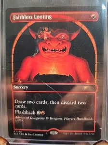 Faithless Looting Secret Lair Drop Magic The Gathering regular casi como nuevo - Imagen 1 de 2