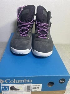 Stivali impermeabili Columbia donna Newton Ridge Plus Stratus/Canyon Rose taglia 11 W - Foto 1 di 6