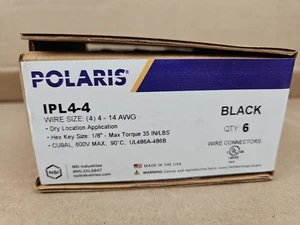 NEW 6 PC POLARIS IPL4-4  4-14AWG 90° - Picture 1 of 6