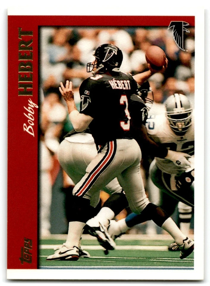 1997 Topps Bobby Hebert Atlanta Falcons #79 - Image 1 of 2