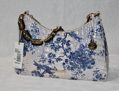 BRAHMIN Esme Chain Shoulder Bag Blue White Melbourne Leather Purse Handbag NWT - Image 1 of 4