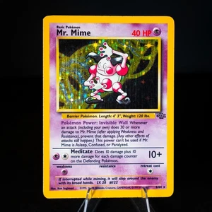 Mr. Mime 6/64 Jungle Holo Pokemon TCG WoTC Vintage Card LP - Picture 1 of 2