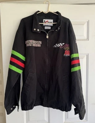 Chaqueta Bobby Labonte NASCAR Talla Grande Chase #18 Chaqueta, Job Gibbs, RARA, Y2K Foto 1 de 4