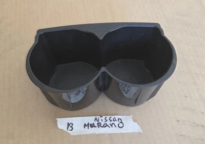 2011-2014 NISSAN MURANO Center Console CUP DRINK HOLDER INSERT BLACK OEM. - Image 1 of 2