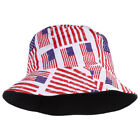  4th of July Sun Cap Reversible Bucket Hat Fisherman's Protection