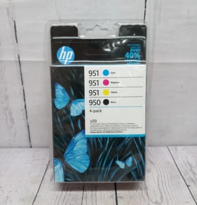 Genuine HP 950 951 Ink Cartridge Multipack Black Cyan Magenta Yellow - New - Zdjęcie 1 z 6