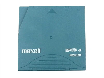 MAXELL LTO ULTRIUM 4 800GB NATIVE 1.6TB COMPRESSED DATA CARTRIDGE TAPE 183906 - Image 1 of 2