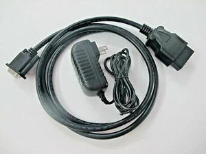 NEW OBD2 OBDII Cable & AC Adapter for OTC 3896 Evolve & BOSCH MRST Scanner Tools - Picture 1 of 8