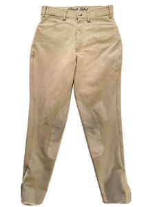 Black Label Herren Reithose hellbraun beige Foxhunter Hunter Pullover Dressur Größe 28 - Bild 1 von 4