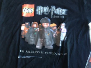 T-SHIRT LEGO HERRY PORTER NERA CON DISEGNO TAGLIA S - Foto 1 di 3