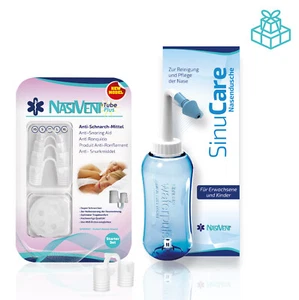 Nasivent Spar-Set 2 - Nasivent Tube Plus Starter Set + SinuCare Nasendusche