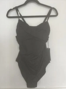 Ruth Langsford Holiday Shop Badeanzug. Schwarz Größe 10 - Bild 1 von 3