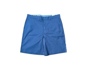 NWT KIRKLAND MEN'S SIZE 38 TWILL COMFORT STRETCH SHORTS BLUE 9.5" INSEAM WALKING - Picture 1 of 4