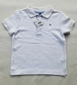 Nuevo polo blanco cuello de Pascua para niños Janie Jack talla 3 - Imagen 1 de 5