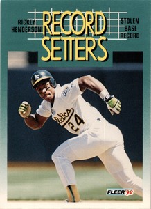 1992 Fleer #681 Rickey Henderson