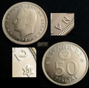 * Gutse * JCI-24.50 Pesetas 1980 19-81, Error Dattached `82 E * La Stella, S / - Picture 1 of 1