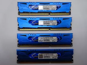 G.Skill Ares 16GB (4x4GB) DDR3 F3-1600C9Q-16GAB PC3-12800 4Gx4 9-9-9-24 #R1405 - Bild 1 von 3