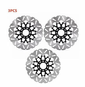 3X Floating Front Rear 11.8" Brake Rotors for Harley FLHX Street Glide 2008-2013 - Picture 1 of 10