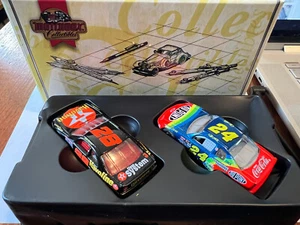 1995 Matchbox Collectibles Jeff Gordon #24 Dale Jarrett #28 Diecast 1:64 - Picture 1 of 3