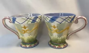 Set di 2 tazze in ceramica Fitz & Floyd Halcyon - Foto 1 di 15
