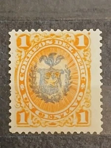 Peru 1881 Chilean Occupation Of Peru 1c MH RG25 - Picture 1 of 1