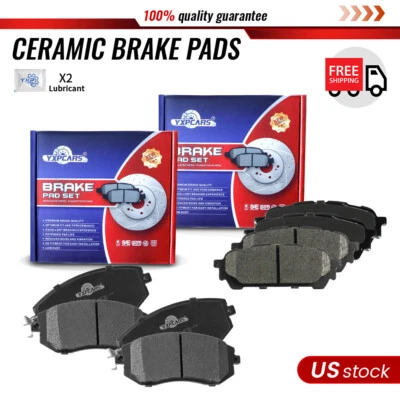 Pastillas de freno delanteras + traseras de cerámica para Subaru Impreza 2004-2007 Forester 2004-2008 Foto 1 de 4