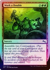 MTG -  Work a Double - 100/216 - Unstable - FOIL - New